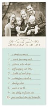 our christmas wish list