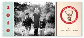 New Year Reindeer Card