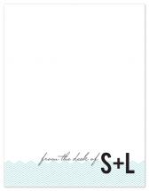 Chevron Stationery by Heidi Stock Design