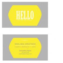 Bold Impact Hello  by that girl Shelley