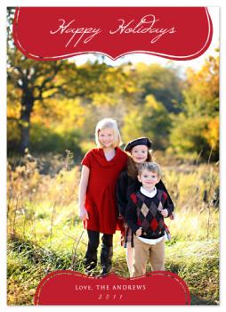 Modern Whimsy Holiday Card