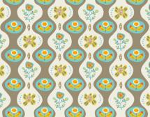 Vintage Flowers Pattern by Carmen Mok