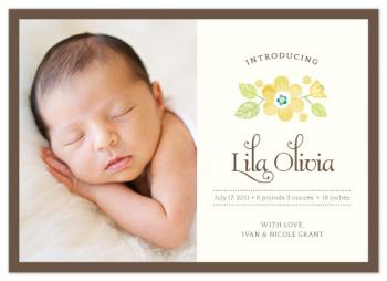 Vintage Yellow Floral