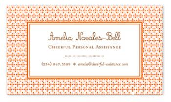 Paprika Patterned Card