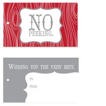 No Peeking Woodgrain