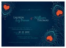 Peacock Hearts by Rachel Mense