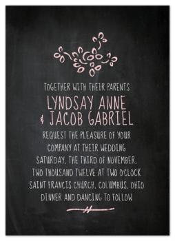 Chalkboard Wedding