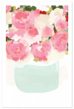 Peonies in vase