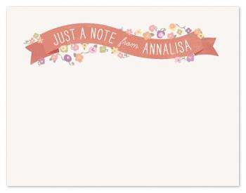 Just a Floral Banner