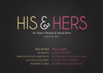 His and Hers Showers