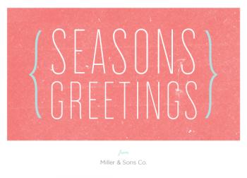 Parenthesis Holiday Greeting