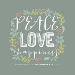 Peace Love Happiness