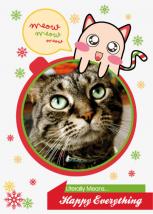 Kawaii Meow Card by Garaguchy