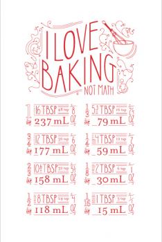 I Love Baking Not Math