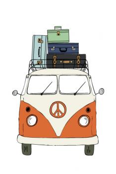 The Peace Van on the Road