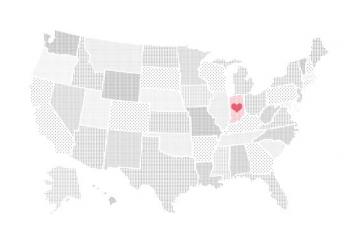 Polka Dotted States of America