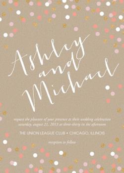 Golden Glittering Confetti