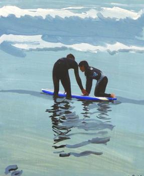 Surf lesson, Venice Beach