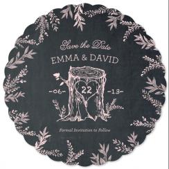 Woodland Romance Save the Date