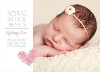 Born in Our Hearts Adoption Announcement