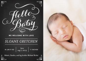 Chalkboard Greetings